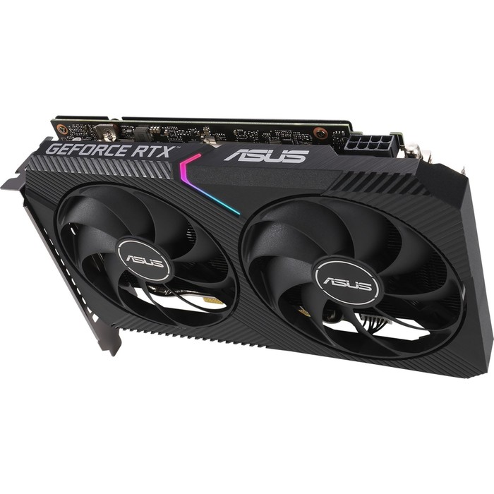 Видеокарта Asus PCI-E 4.0 DUAL-RTX3060-O8G NVIDIA GeForce RTX 3060 8192Mb 128 GDDR6 1837/150   10044 - фото 51355114