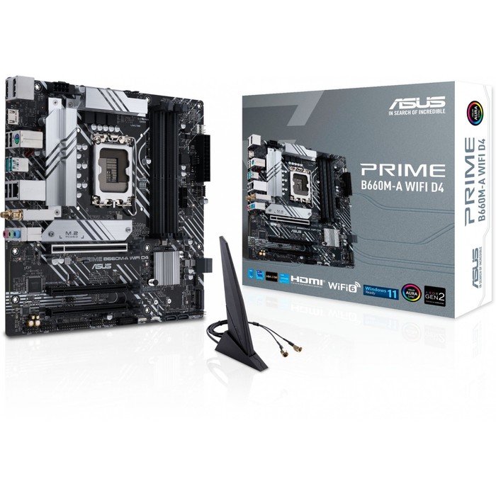 Материнская плата Asus PRIME B660M-A WIFI D4 Soc-1700 Intel B660 4xDDR4 mATX AC`97 8ch(7.1)   100447 - фото 51355182