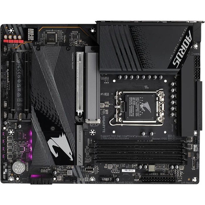 Материнская плата Gigabyte Z790 AORUS ELITE DDR4 Soc-1700 Intel Z790 4xDDR4 ATX AC`97 8ch(7.   10044 - фото 51355232