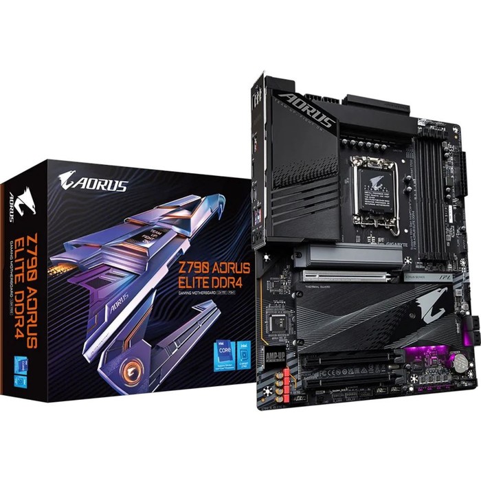 Материнская плата Gigabyte Z790 AORUS ELITE DDR4 Soc-1700 Intel Z790 4xDDR4 ATX AC`97 8ch(7.   10044 - фото 51355234