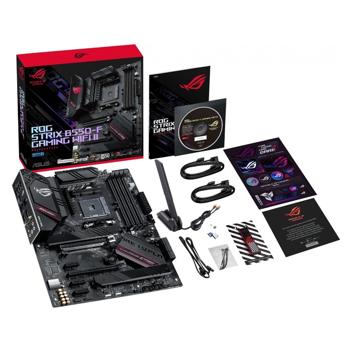 Материнская плата Asus ROG STRIX B550-F GAMING WIFI II Soc-AM4 AMD B550 4xDDR4 ATX AC`97 8ch   10044 - фото 51541077