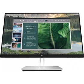 Монитор HP 23.8&quot; E24u G4 серебристый/черный IPS 16:9 HDMI HAS Piv 250cd 178гр/178гр 1920x108   10046