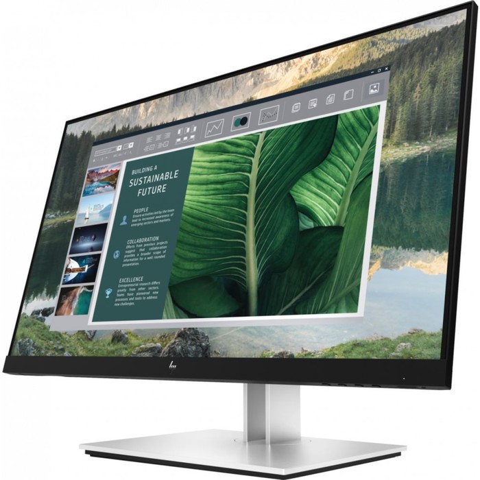 Монитор HP 23.8" E24u G4 серебристый/черный IPS 16:9 HDMI HAS Piv 250cd 178гр/178гр 1920x108   10046 - фото 51362526