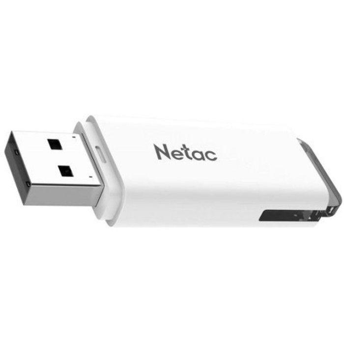 Флеш Диск Netac 64GB U185 NT03U185N-064G-20WH USB2.0 белый - фото 51362559