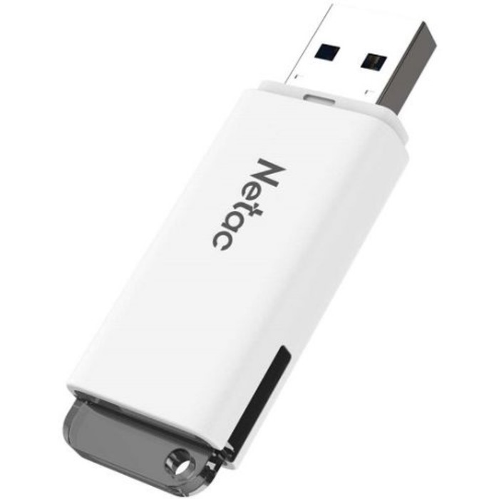 Флеш Диск Netac 64GB U185 NT03U185N-064G-20WH USB2.0 белый - фото 51362561