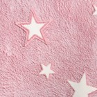 Плед светящийся Фри дом Звезды 100х150см, розовый, аэрософт 190гм, пэ100% - Фото 3