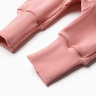 Комбинезон детский MINAKU, цвет пыльно-розовый, рост 80-86 см - Фото 4