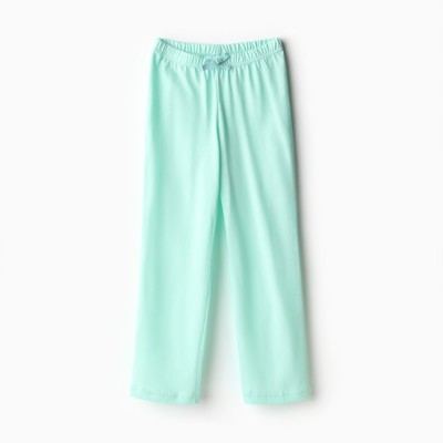 Пижама для девочки (кофта и брюки) MINAKU, цвет белый/мятный, рост 98 см