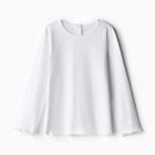 Пижама для девочки (кофта и брюки) MINAKU, цвет белый/мятный, рост 98 см - Фото 6