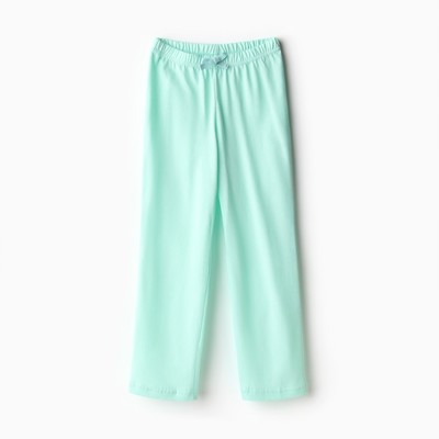 Пижама для девочки (кофта и брюки) MINAKU, цвет белый/мятный, рост 98 см