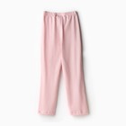 Пижама для девочки (кофта и брюки) MINAKU, цвет белый/розовый, рост 98 см - Фото 11