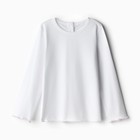 Пижама для девочки (кофта и брюки) MINAKU, цвет белый/розовый, рост 98 см - Фото 6