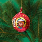 Шоколадная фигурка новогодняя на нитке «Шарик», МИКС, 20 г - Фото 3