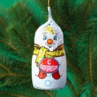 Шоколадная фигурка новогодняя на нитке "Дед Мороз, Снегурочка, Снеговик", МИКС, 35 г - Фото 3