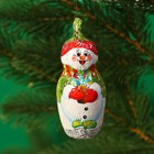 Шоколадная фигурка новогодняя на нитке «Дед Мороз, Снегурочка, Снеговик», МИКС, 18 г - Фото 2