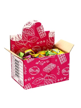 Шоколадные фигурки новогодние на нитке «Фонарик», МИКС, 13 г (комплект 50 шт)