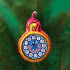 Шоколадная фигурка новогодняя на нитке «Часики», МИКС, 13 г - Фото 1