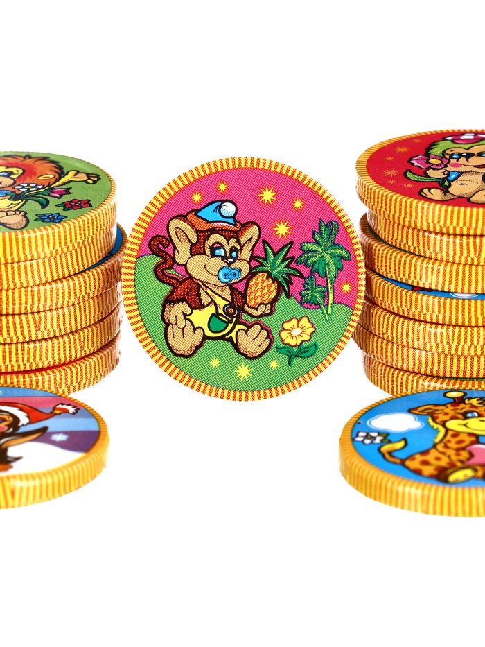 Шоколадная медаль «Новогоднее ассорти», кондитерская глазурь, 4.5 г