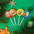 Шоколадная фигурка новогодняя Медаль на палочке « С Новый годом!», МИКС, 18 г - Фото 1