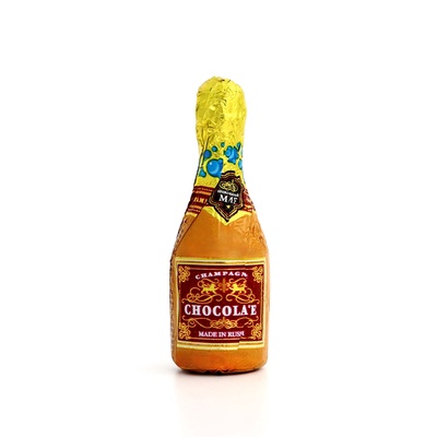 Шоколадная фигурка новогодняя «Шампанское», МИКС, 12 г