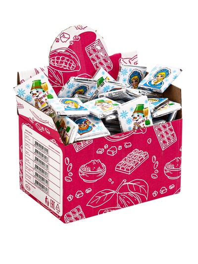 Шоколадная фигурка новогодняя «С Новым годом!», МИКС, 5 г