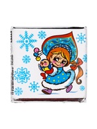 Шоколадная фигурка новогодняя «С Новым годом!», МИКС, 5 г - Фото 3