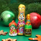 Набор фигурного шоколада «Новый год: Кролик с шампанским», 45 г - Фото 2