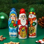 Кондитерское изделие Новогодний набор "Дед мороз,Снегурочка,Снеговик", 54 г - Фото 2