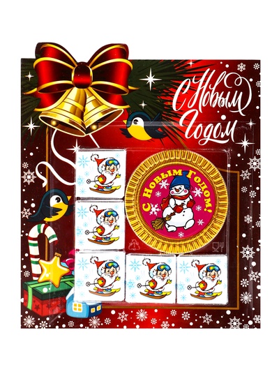 Новогодний шоколадный набор, 55 г
