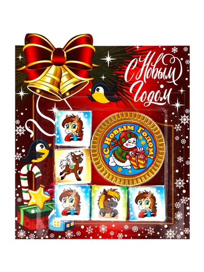 Новогодний шоколадный набор, 55 г