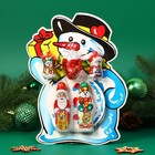 Новогодний набор "Дед Мороз, Снеговик, Шишка", 81 г - фото 320262020