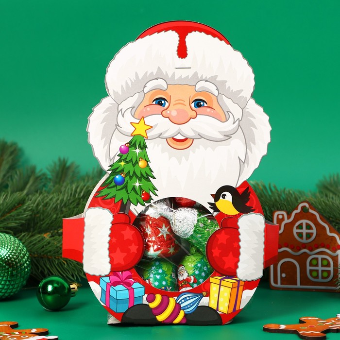 Набор фигурного шоколада Дед Мороз 126 г - Фото 1