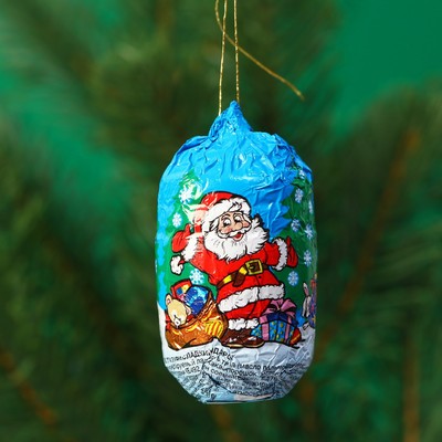 Шоколадная фигурка новогодняя «Новогодняя фигурка» на нитке, 15 г