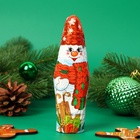 Шоколадная фигурка «Новогодний Снеговик», кондитерская глазурь, 40 г - Фото 4