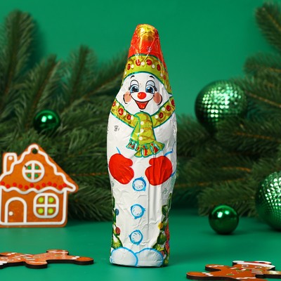 Шоколадная фигурка новогодняя «Снеговик», МИКС, 60 г