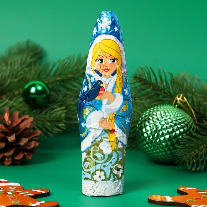 Шоколадная фигурка новогодняя «Снегурочка», 40 г - Фото 1