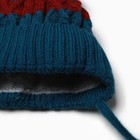 Шапка детская, цвет зелёный, размер 38-40 - фото 22912711