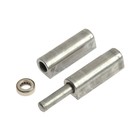 Петля гаражная каплевидная с подшипником 20х140 мм, без покрытия, 10 шт. (комплект 10 шт) - фото 22868079