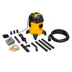 Пылесос строительный Denzel RVC20, 1400 Вт, бак 20 л, шланг 3 м, розетка с автосинхронизацией - Фото 6