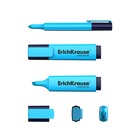 Маркер текстовыделитель 5.2 Erich Krause V-20 голубой - фото 20593613