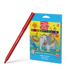 Фломастеры утолщённые 12 цветов Artberry, супер тип, узел с шириной письма 1-4 мм, европодвес - Фото 1