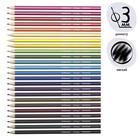 Карандаши 24 цвета ErichKrause ArtBerry премиум, дерево, шестигранные, яркий и мягкий грифель 3.0 мм, картонная упаковка, европодвес - Фото 2