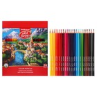 Карандаши 24 цвета ErichKrause ArtBerry премиум, дерево, шестигранные, яркий и мягкий грифель 3.0 мм, картонная упаковка, европодвес - Фото 5