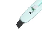 Нож канцелярский мини Calligrata, 9мм, пластик, c фиксатором, МИКС - фото 9470876