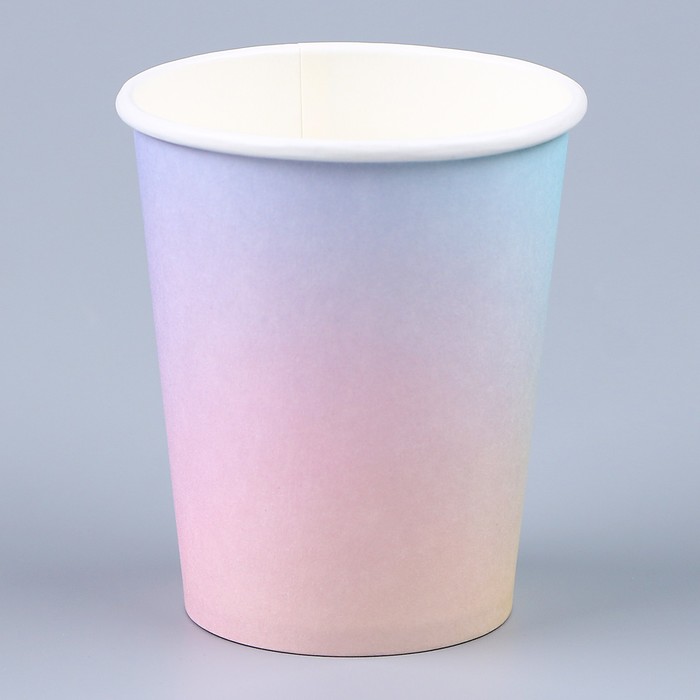 Стакан бумажный «Градиент», в наборе 6 шт. 9672330