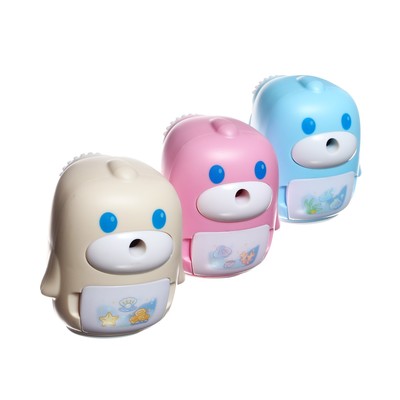 Точилка механическая с контейнером «Морской котик», МИКС