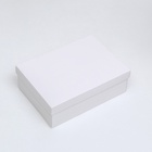 Коробка подарочная складная, упаковка, «Белая», 21×15×7 см - Фото 3