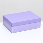 Коробка складная «Лавандовая», 21 х 15 х 7 см - фото 320130770