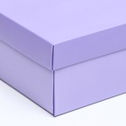 Коробка подарочная складная, упаковка, «Лавандовая», 21×15×7 см - Фото 3