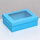 Коробка складная «Тиффани», с окном 21 х 15 х 7 см - фото 320130786